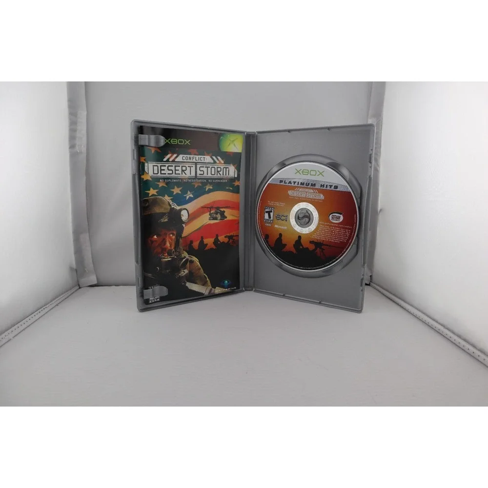 Conflict:‎ Desert Storm Platinum Hits (Microsoft Xbox, 2002) CIB Complete Tested